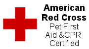 Red Cross Pet First Aid Certified Pet Sitter